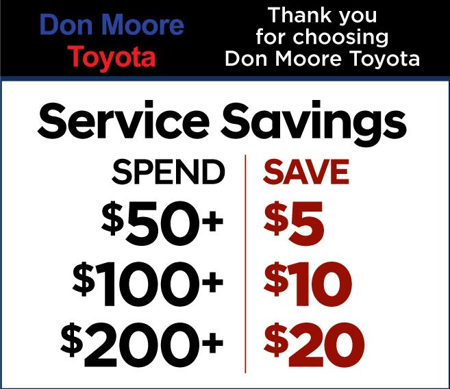 Service Savings