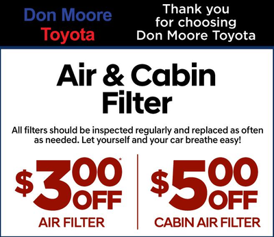 Air & Cabin Filter Special